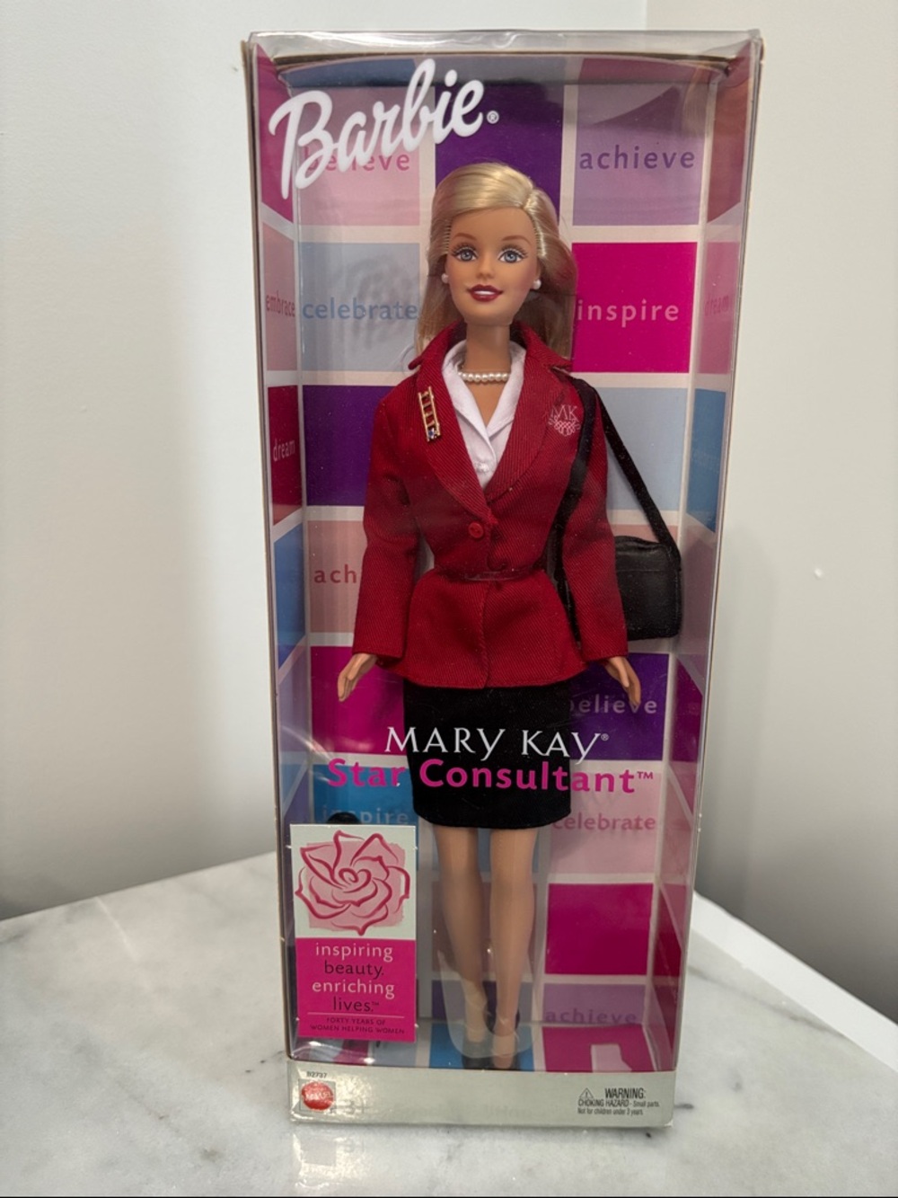 Barbie Mary Kay Star Consultant Doll - Red Blazer, Black Skirt NEVER OPENED